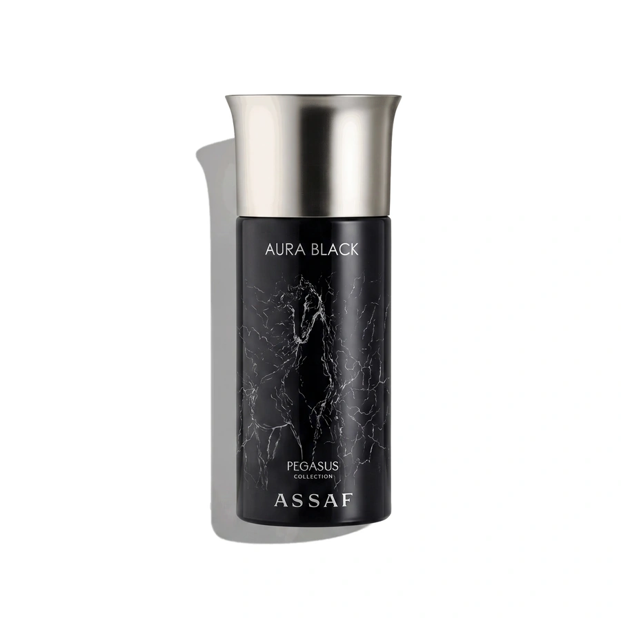 زجاجة عطر AURA BLACK من عساف